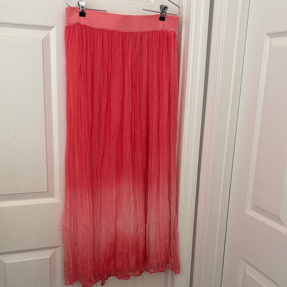 Neiman Marcus Vibrant Maxi Skirt ( New )